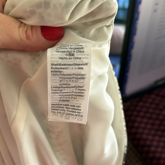 NWT J. Crew snake pleated skirt - Picture 7 of 7